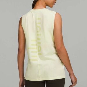 Lululemon All Yours Tank Top w/ Back Graphic in Dewy